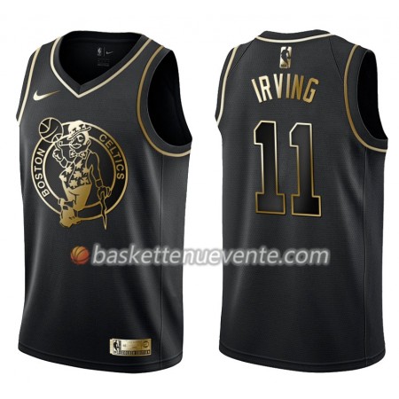 Maillot Basket Boston Celtics Kyrie Irving 11 Nike Noir Gold Edition Swingman - Homme
